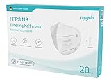 EUROPAPA® 20x FFP3 Weiss Masken Atemschutzmaske 5-Lagen Staubschutzmasken...