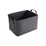 LITLANDSTAR felt storage basket, faltbar filz aufbewahrungsbox für...