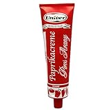 Univer Paprikacreme scharf 160g Tube - Original Ungarische Gewürzpaste,...