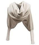 Asudaro Elegante Winter Warm Gestrickt Schals Umhang Einfarbig Wrap Schal...