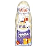 Milka Weihnachtsmann Weiße Schokolade 1 x 90g I Schoko Weihnachtsmann I...