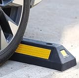 1 x Parkplatzbegrenzung Gummi - 53,5 x 13 x 8,9 cm Radstopper für...