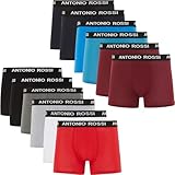 ANTONIO ROSSI Herren (12er-pack) Herren-boxer-hipster Fitted Boxer...