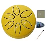 Hozaenwa Regen Trommel | 8 Cm 6 Töne Stahl Zungentrommel Für Draußen -...