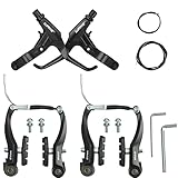 EICKMO Komplettes Universal Fahrrad Bremsen Set, Vordere und Hintere MTB...