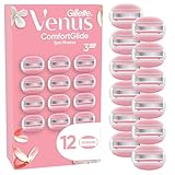 Gillette Venus ComfortGlide Spa Breeze Damenrasierklingen, 12 Ersatzklingen...