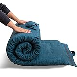 MAXYOYO Tragbare Faltbare Futon -Matratze, Hypoallergene Stoff- Und...