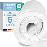 ELONEO Komfortschaum Matratzen Topper 100x200cm mit 5 cm Höhe,...