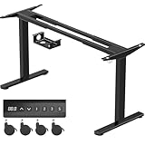 Homall Höhenverstellbarer Schreibtisch Elektrisch Gestell mit 2 Motoren,...