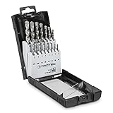 TROTEC 15-teiliges Steinbohrer-Set aus Karbonstahl für Granit, Beton,...