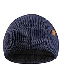DANISH ENDURANCE Merino Kindermütze mit Fleece, Wintermütze Jungen &...