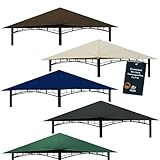freigarten.de Ersatzdach für Pavillon 3x3 Meter Sand Antik Pavillon...