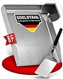 AMZBBQ® Premium Plancha Set - 40 x 30 cm - Grillplatte für Gas- &...