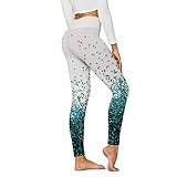 Sport Leggings Damen Stretch Elegant Atmungsaktiv Leggings Sportleggins...