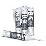HAUSA Struktur-Acryl Fassaden-Acryl 5x 310ml weiß körniger...