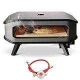 Cozze® 17' Gas-Pizzaofen mit Thermometer, Pizzastein, Regler und Schlauch...