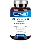 Glucosamin Chondroitin MSM 2268mg Hochdosiert - Boswellia Kollagen -...