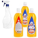 com-four® 1500 ml Orangenreiniger Konzentrat - Hochergiebiges...
