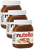 nutella - Nuss-Nugat-Creme, 1 Glas mit 450 g, leckere Haselnuss-Creme als...