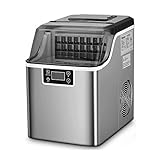 Theken-Eiswürfelmaschine, 24 Eiswürfel in 15 Minuten fertig, 25 kg Eis in...