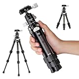 Fotopro Mini Stativ Leicht Kompakt Kohlefaser Stativ mit 360° Kugelkopf QR...