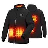 KEMIMOTO Beheizbare Hoodie für Männer und Frauen, mit APP Funktion,...