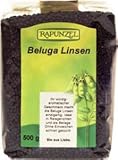 Beluga Linsen (schwarz), 4er Pack (4 x 500g) - Bio