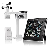 Bresser Wetterstation Funk mit Außensensor Profi W-LAN Wetter Center 7in1...