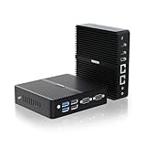 VENOEN Mini PC Industrie, lüfterlos Mini PC N100, WIN11 pro Industrie...