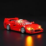 cooldac LED-Licht Kit Kompatibel mit Lego Speed Champions Ferrari F40 Super...