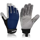 Intra-FIT Kletterhandschuhe Fingerhandschuhe Kunstleder Arbeitshandschuhe...