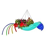 Generisch Flying Flower Pot Hanging Planter, Bright Color Parrot Shaped...