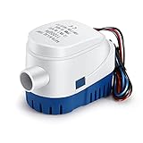 OurLeeme Bilgepumpen, 12V 1100GPH Automatische Bilgenpumpe Marine Tauch...