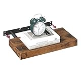 VASAGLE Wandregal, schwebendes Regal, 20 x 40 x 3,8 cm, Wandregal für...