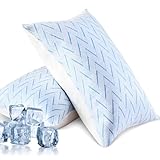 HKYLRAN Höhenverstellbar Memory Foam kopfkissen 40x80 2er Set,Kissen...