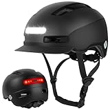 Shinmax Fahrradhelm Herren Damen, Helm Fahrrad mit Licht 5 Modi Fahrradhelm...