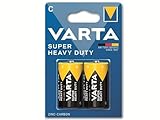 VARTA 10500214 - Superlife Batterie R14 / Baby mit 1,5 Volt, Kapazität...