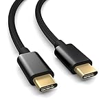 PAXO USB C auf USB C Kabel 3m, 10 Gbit/s (1,25 GByte/s), USB 3.2 Gen2 (3.0,...