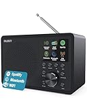 Internetradio WLAN | DAB+ Radio mit Bluetooth | DAB Plus Radio Küchenradio...