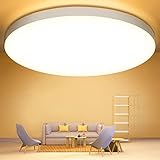 Deckenlampe LED Lampe Decke Deckenleuchte Flach Ø28cm 24W, 3000K, 2000LM,...