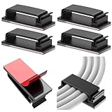 Vinabo 10 Stück selbstklebende Kabel-Clips, Kabelhalter, Kabelmanagement,...