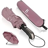 LOGAN & BARNES Regenschirm sturmfest bis 140 km/h - Taschenschirm mit...