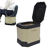 manhegari Tragbare Toilette für Erwachsene, hygienischer Eimer für...