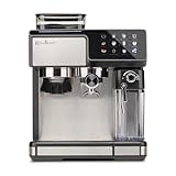 ROSMARINO Kaffeevollautomat mit Mahlwerk, 20 Bar Pumpe, Automatischer...