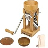 ESCHENFELDER Flockenquetsche Komplett-Set HOLZ (Holzschale, Deckel und...