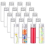 Smivyhp 20 Stück 20ml Glasflasche, Transparent Kleine Flaschen zum...