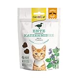 GimCat Crunchy Snacks Ente mit Katzenminze - Knuspriges und proteinreiches...