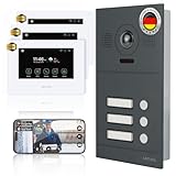 Mathfel 2-Draht IP Video-Türsprechanlage mit Türöffner – Full-HD...