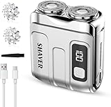 Mini Rasierer Herren Elektrisch, Tragbar Magnetisch Elektrorasierer Herren...