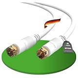 conecto Antennenkabel SAT Kabel Koaxialkabel Satellitenkabel TV 0,50m...